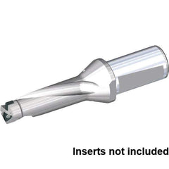 Kennametal - 2.185" Max Drill Depth, 3xD, 0.73" Diam, Indexable Insert Drill - 2 Inserts, 32mm Shank Diam, Whistle Notch Shank - Industrial Tool & Supply