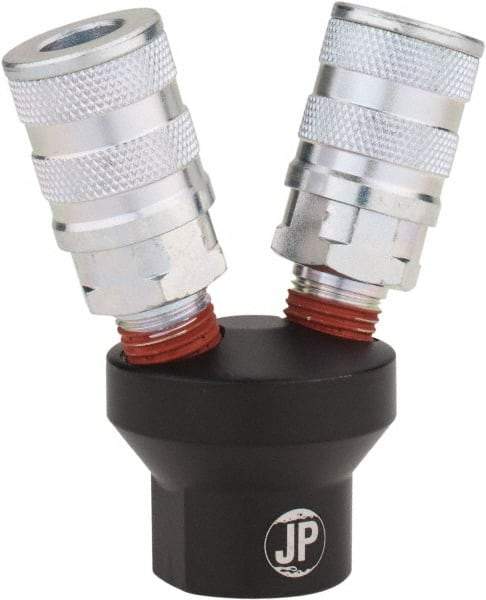 Value Collection - 1/4" Inlet, 1/4" Outlet Manifold - 1 Inlet Port, 2 Outlet Ports - Industrial Tool & Supply