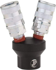 Value Collection - 1/4" Inlet, 1/4" Outlet Manifold - 1 Inlet Port, 2 Outlet Ports - Industrial Tool & Supply