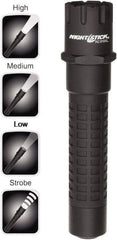Bayco - LED Bulb, Industrial/Tactical Flashlight - Black Polycarbonate Body, CR123 Batteries - Industrial Tool & Supply