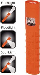 Bayco - LED Bulb, Industrial/Tactical Flashlight - Red Polycarbonate Body, AAA Batteries - Industrial Tool & Supply