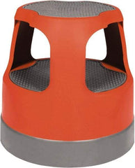 Cramer - 14-1/2" High, Red Scooter Stool - High Density Plastic, 300 Lb Capacity, Type IA Industry Rating - Industrial Tool & Supply