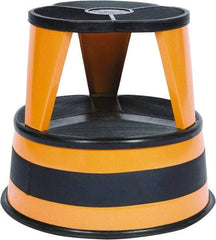 Cramer - 14-1/2" High, Orange Step Stool - Steel, 350 Lb Capacity, Type 1AA Industry Rating - Industrial Tool & Supply