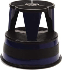 Cramer - 14-1/2" High, Navy Step Stool - Steel, 350 Lb Capacity, Type 1AA Industry Rating - Industrial Tool & Supply