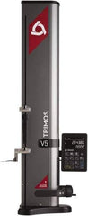 Fowler - 43.7" Electronic Height Gage - 0.00005" Resolution, Accurate to 0.00036", LCD Display, RS-232 Data Output - Industrial Tool & Supply