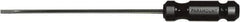 Paramount - 395mm OAL Cabinet Slotted Screwdriver - 300mm Blade Length, Round Shank, Acetate Handle - Industrial Tool & Supply