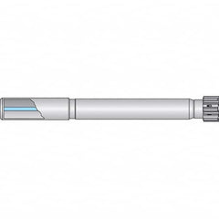 Allied Machine and Engineering - Axial Clamp Straight Shank Modular Reamer Body - Industrial Tool & Supply