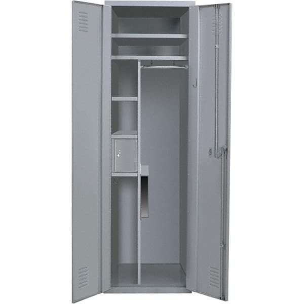 Hallowell - 1 Door, 1 Tier, Welded Locker - Industrial Tool & Supply