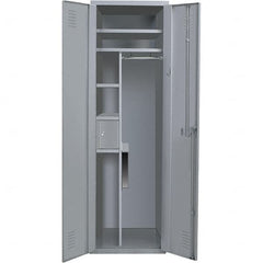 Hallowell - 1 Door, 1 Tier, Welded Locker - Industrial Tool & Supply
