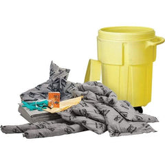 Brady SPC Sorbents - 38 Gal Capacity Universal Spill Kit - 55 Gal Polyethylene Drum - Industrial Tool & Supply