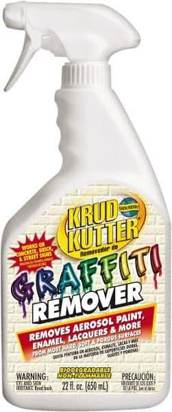 Krud Kutter - 22 oz Spray Bottle Graffiti/Vandal Mark Remover - VOC Content g/L 614, Removes Graffiti - Industrial Tool & Supply