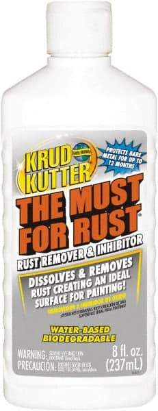 Krud Kutter - 8 oz Bottle Rust Remover - VOC Content g/L 45, Removes Rust Deposits - Industrial Tool & Supply