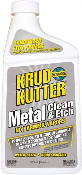 Krud Kutter - 32 Fl oz Bottle Cleaner/Etcher - 200 to 300 Sq Ft/Gal Coverage - Industrial Tool & Supply