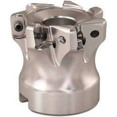 Seco - 1.653" Cut Diam, 0.9mm Max Depth, 0.629" Arbor Hole, 7 Inserts, LOHT06 Insert Style, Indexable Copy Face Mill - R220.21 Cutter Style, 1.574 High, Through Coolant, Series R220 - Industrial Tool & Supply