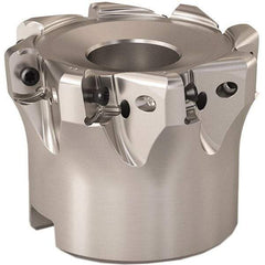 Seco - 52mm Cut Diam, 0.9mm Max Depth, 0.8661" Arbor Hole, 8 Inserts, LOHT06 Insert Style, Indexable Copy Face Mill - R220.21 Cutter Style, 1.5748 High, Series Doubleoctomill - Industrial Tool & Supply