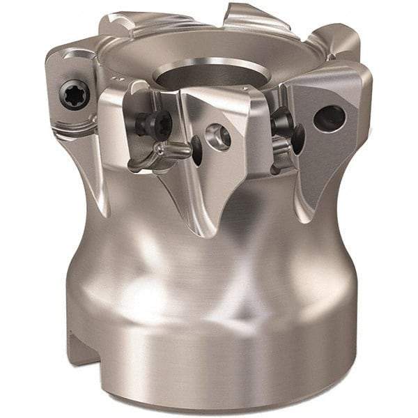 Seco - 40mm Cut Diam, 0.9mm Max Depth, 0.8661" Arbor Hole, 7 Inserts, LOHT06 Insert Style, Indexable Copy Face Mill - R220.21 Cutter Style, 1.5748 High, Series Doubleoctomill - Industrial Tool & Supply