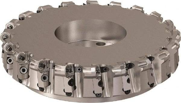 Seco - 315mm Cut Diam, 6mm Max Depth, 2.3622" Arbor Hole, 20 Inserts, ONMU09 Insert Style, Indexable Copy Face Mill - R220.48 Cutter Style, 3.1496 High, Series Doubleoctomill - Industrial Tool & Supply