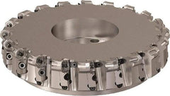 Seco - 315mm Cut Diam, 6mm Max Depth, 2.3622" Arbor Hole, 20 Inserts, ONMU09 Insert Style, Indexable Copy Face Mill - R220.48 Cutter Style, 3.1496 High, Series Doubleoctomill - Industrial Tool & Supply