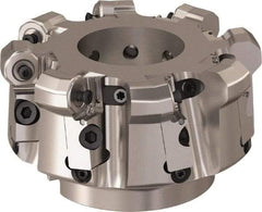 Seco - 125mm Cut Diam, 6mm Max Depth, 1.5748" Arbor Hole, 8 Inserts, ONMU09 Insert Style, Indexable Copy Face Mill - R220.48 Cutter Style, 3.1496 High, Series Doubleoctomill - Industrial Tool & Supply