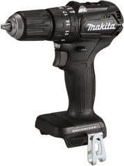 Makita - 18 Volt 1/2" Keyless Chuck Cordless Hammer Drill - 0 to 25,500 BPM, 0 to 1,700 RPM, Reversible - Industrial Tool & Supply
