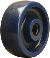 Hamilton - 5 Inch Diameter x 2 Inch Wide, Polyurethane Caster Wheel - 900 Lb. Capacity, 2-3/16 Inch Hub Length, 1/2 Inch Axle Diameter, Straight Roller Bearing - Industrial Tool & Supply