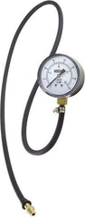 General - 2-1/2" Dial, 3/8 Thread, 0-35 Scale Range, Pressure Gauge - Thread Connection Mount, Accurate to ±1.5% of Full-Scale Range of Scale - Industrial Tool & Supply