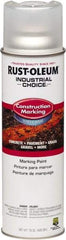 Rust-Oleum - 15 fl oz Clear Marking Paint - Water-Based Formula - Industrial Tool & Supply