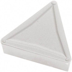 Seco - TPMR321 M3 Grade TP2501 Carbide Turning Insert - Al2O3 Finish, 60° Triangle, 3/8" Inscr Circle, 1/8" Thick, 1/64" Corner Radius - Industrial Tool & Supply