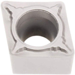 Seco - CCMT32.50.5 F1 Grade TP2501 Carbide Turning Insert - Al2O3 Finish, 80° Diamond, 3/8" Inscr Circle, 5/32" Thick, 1/128" Corner Radius - Industrial Tool & Supply