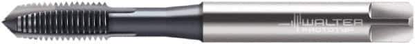 Walter-Prototyp - M5x0.80 Metric, 3 Flute, TiCN Finish, Cobalt Spiral Point Tap - Plug Chamfer, Right Hand Thread, 70mm OAL, 13mm Thread Length, 6mm Shank Diam, 6GX Class of Fit, Series M2023306 - Exact Industrial Supply