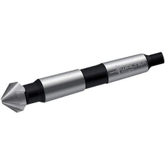 Walter-Titex - 23mm Head Diam, 3 Flute 90° High Speed Steel Countersink - Bright Finish, 106mm OAL, Single End, Morse Taper Shank, Right Hand Cut - Industrial Tool & Supply