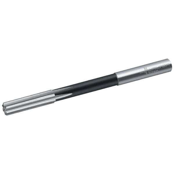 Walter-Titex - 9.7mm Cobalt 6 Flute Chucking Reamer - Straight Flute, 10mm Straight Shank, 38mm Flute Length, 133mm OAL - Industrial Tool & Supply