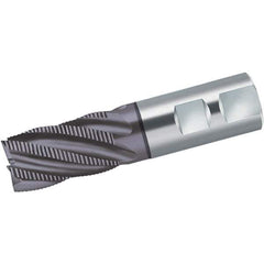 Walter-Prototyp - 12mm Diam, 26mm LOC, 3 Flute Powdered Metal Roughing Square End Mill - AlCrN Finish, 83mm OAL, 12mm Shank Diam, Single End, Extended Reach, Centercutting, 35° Helix - Industrial Tool & Supply
