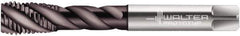 Walter-Prototyp - 1/2-13 UNC 4 Flute 2B Modified Bottoming Spiral Flute Tap - Powdered Metal, Hardlube Finish, 110mm OAL, Right Hand Flute, Right Hand Thread, Series EP2256302 - Industrial Tool & Supply