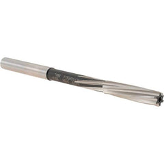 Walter-Titex - 6.36mm Cobalt 6 Flute Chucking Reamer - Spiral Flute, 6.3mm Straight Shank, 28mm Flute Length, 101mm OAL - Industrial Tool & Supply
