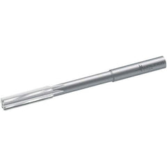 Walter-Titex - 14mm Solid Carbide 8 Flute Chucking Reamer - Straight Flute, 16mm Straight Shank, 47mm Flute Length, 160mm OAL - Industrial Tool & Supply