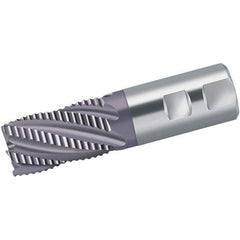 Walter-Prototyp - 12mm Diam, 26mm LOC, 4 Flute Powdered Metal Roughing Square End Mill - AlCrN Finish, 83mm OAL, 12mm Shank Diam, Single End, Extended Reach, Centercutting, 35° Helix - Industrial Tool & Supply