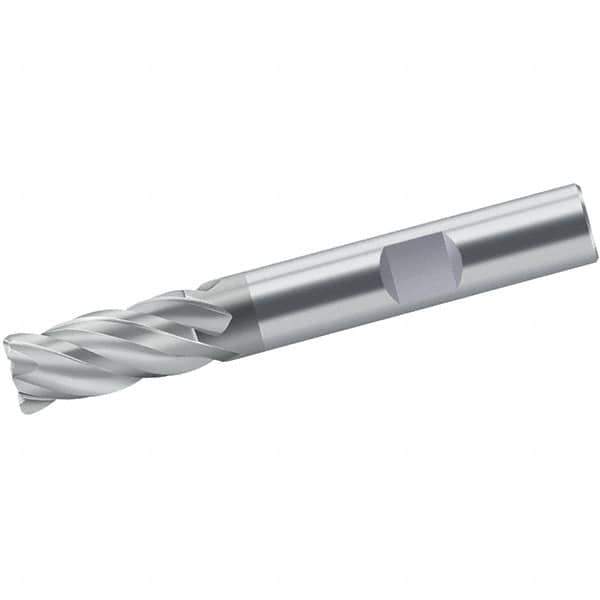 Walter-Prototyp - 18mm, 32mm LOC, 18mm Shank Diam, 92mm OAL, 4 Flute, Solid Carbide Square End Mill - Single End, TiAlN/TiAl Finish, Spiral Flute, 35/38° Helix, Centercutting, Right Hand Cut, Right Hand Flute - Industrial Tool & Supply