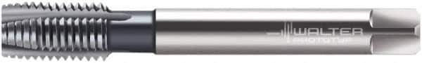 Walter-Prototyp - M10x1.50 Metric, 3 Flute, TiCN Finish, Cobalt Spiral Point Tap - Plug Chamfer, Right Hand Thread, 100mm OAL, 20mm Thread Length, 7mm Shank Diam, 6HX Class of Fit, Series M2026306 - Exact Industrial Supply