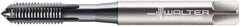 Walter-Prototyp - M6x1.00 Metric 6HX 4 Flute TiCN Finish Powdered Metal Straight Flute Machine Tap - Modified Bottoming, Right Hand Thread, 80mm OAL, 15mm Thread Length, Oversize - Exact Industrial Supply