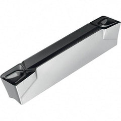 Walter - 3E500N04GX UD6 Grade WSM33S, 5mm Cutting Width Carbide Grooving Insert - 3mm Max Depth of Cut, Neutral, 0.4mm Corner Radius, TiAlN/Al2O3/ZrCN Finish - Industrial Tool & Supply