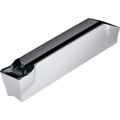 Walter - 3F400N03GX CE4 Grade WSM43S, 4mm Cutting Width Carbide Grooving Insert - Neutral, 0.3mm Corner Radius, TiAlN/Al2O3/Al Finish - Industrial Tool & Supply