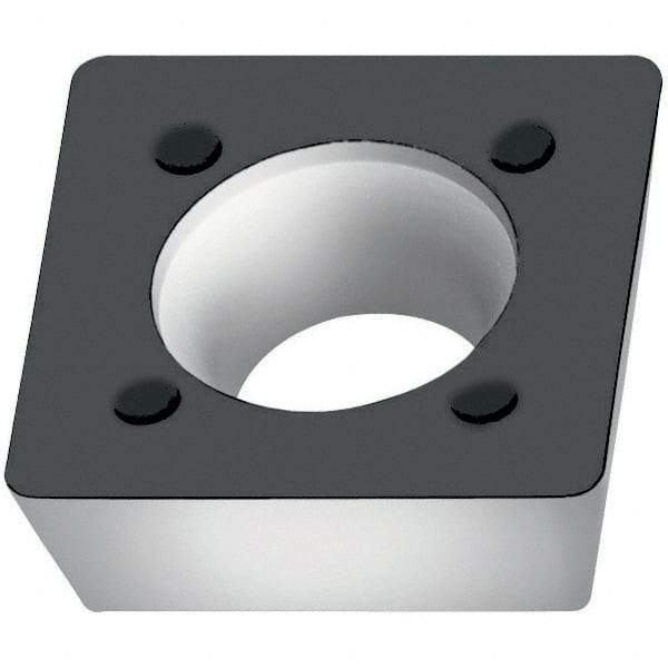 Walter - SPMW060304 A57 Grade WKP25S Carbide Milling Insert - TiCN/Al2O3/TiCN Finish, 0.1252" Thick, 1/4" Inscribed Circle, 0.4mm Corner Radius - Industrial Tool & Supply