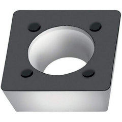 Walter - SPMW060304 A57 Grade WKP25S Carbide Milling Insert - TiCN/Al2O3/TiCN Finish, 0.1252" Thick, 1/4" Inscribed Circle, 0.4mm Corner Radius - Industrial Tool & Supply