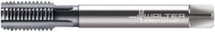 Walter-Prototyp - 1-1/2 - 11" BSPP, 6 Flutes, Modified Bottoming Chamfer, TiCN Coated, Powdered Metal British Standard Pipe Tap - 1.4173" Shank Diam, 1.1417" Square Size, Series E2436406 - Exact Industrial Supply