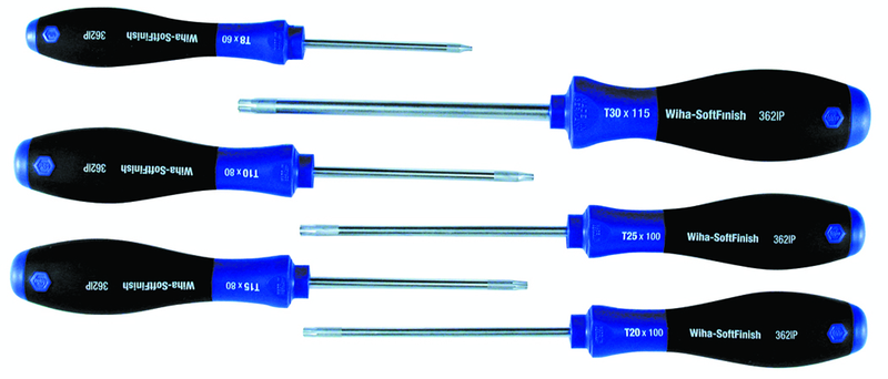 6 Piece - IP6; IP7; IP8; IP9; IP10; IP15 - TorxPlus SoftFinish® Cushion Grip Set - Industrial Tool & Supply