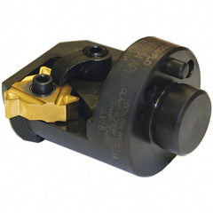 Tool-Flo - Insert Style L43, 41.28mm Head Length, Right Hand Cut, Modular Threading Cutting Unit Head - System Size H24, 0.89" Center to Cutting Edge, Series Laydown - Industrial Tool & Supply