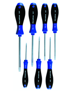 7 Piece - IP8; IP10; IP15; IP20; IP25; IP30; IP40 - TorxPlus SoftFinish® Cushion Grip Screwdriver Set - Industrial Tool & Supply