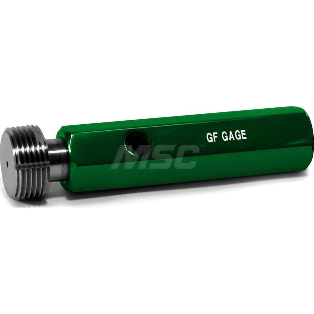 Pipe Thread Plug Gage: Tapered, 1/2-14, Single End
