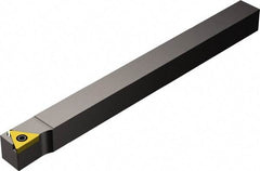 Sandvik Coromant - STJCR/L-S, Right Hand Cut, -3° Lead Angle, 12mm Shank Height x 12mm Shank Width, Neutral Rake Indexable Turning Toolholder - 125mm OAL, TCMT 11 02 04, TCMT 2(1.5)1 Insert Compatibility, Series CoroTurn 107 - Industrial Tool & Supply